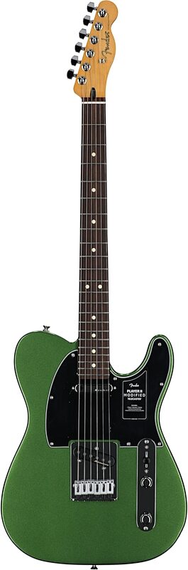 Fender Player II Modified Telecaster Electric Guitar, Rosewood Fingerboard (with Gig Bag), Harvest Green, Full Straight Front