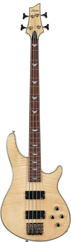 Schecter Omen Extreme-4 Electric Bass, Gloss Natural, Full Straight Front