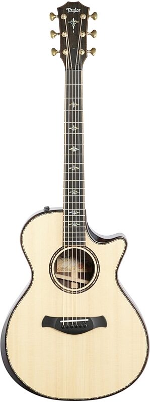 Taylor Builder's Edition 912ce Grand Concert Cutaway Acoustic-Electric Guitar, Natural, Full Straight Front