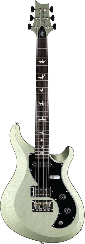 PRS Paul Reed Smith S2 Vela Satin Electric Guitar (with Gig Bag), Mavis Mint Metallic, Full Straight Front