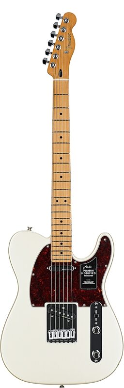Fender Player II Modified Telecaster Electric Guitar, Maple Fingerboard, Olympic Pearl, Full Straight Front