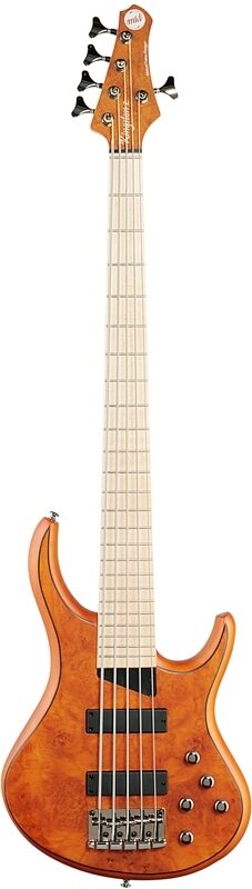 MTD Kingston Z5MP Electric Bass, 5-String, Satin Amber, Full Straight Front