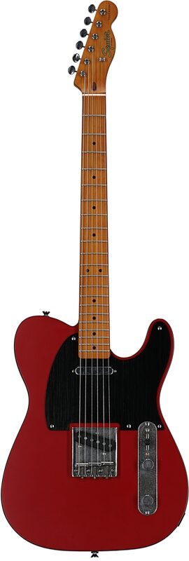 Squier 40th Anniversary Telecaster Vintage Edition Electric Guitar, Maple Fingerboard, Dakota Red, Full Straight Front