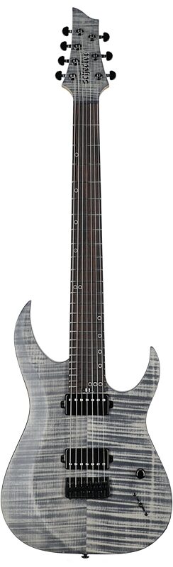 Schecter Sunset-7 Extreme Electric Guitar, 7-String, Gray Ghost, Full Straight Front