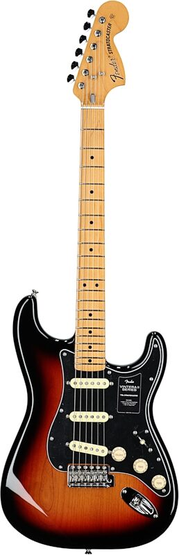 Fender Vintera II '70s Stratocaster Electric Guitar, Maple Fingerboard (with Gig Bag), 3-Color Sunburst, Full Straight Front