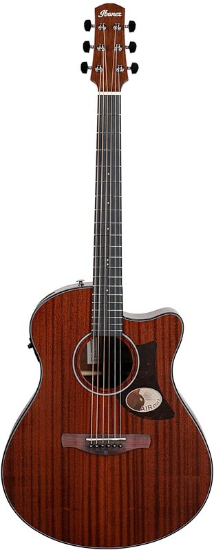 Ibanez Advanced AAM54CE Acoustic-Electric Guitar, Open Port Natural, Full Straight Front