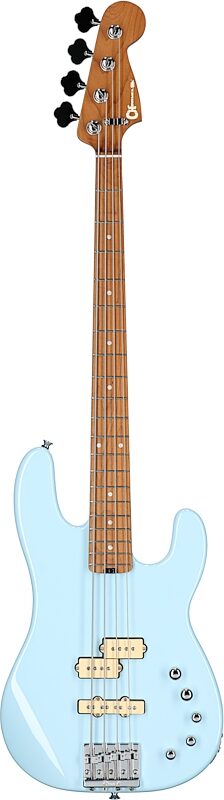 Charvel Pro-Mod San Dimas PJ IV Electric Bass, Sonic Blue, Full Straight Front