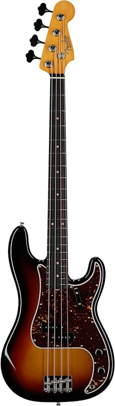 Fender American Vintage II 1960 Precision Electric Bass, Rosewood Fingerboard, 3-Color Sunburst, Full Straight Front
