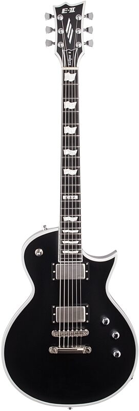 ESP E-II ECBB Electric Guitar (with Case), Satin Black, Full Straight Front