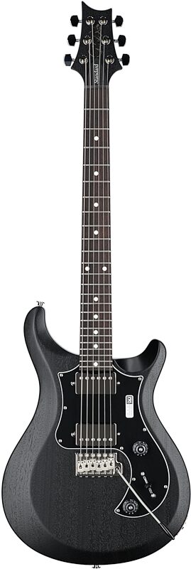 PRS Paul Reed Smith S2 Standard 24 Satin Pattern Thin Electric Guitar (with Gig Bag), Charcoal, Full Straight Front