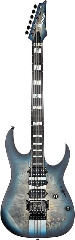 Ibanez RGT1270PB Premium Electric Guitar (with Gig Bag), Cosmic Blue Burst, Full Straight Front