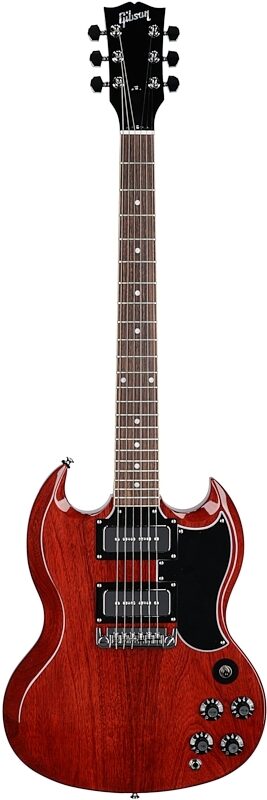 Gibson Tony Iommi SG Special Electric Guitar (with Case), Vintage Red, Full Straight Front