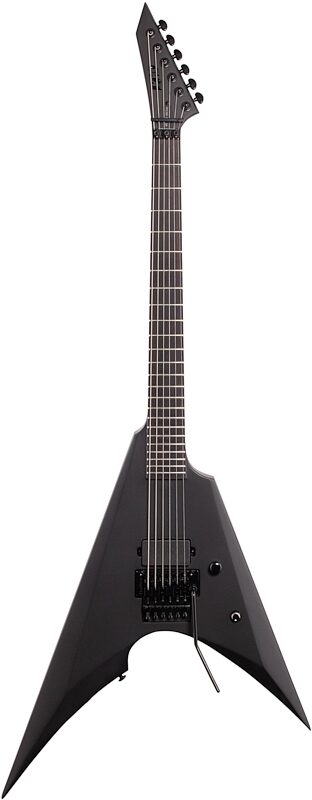 ESP LTD Arrow Black Metal Electric Guitar, New, Full Straight Front