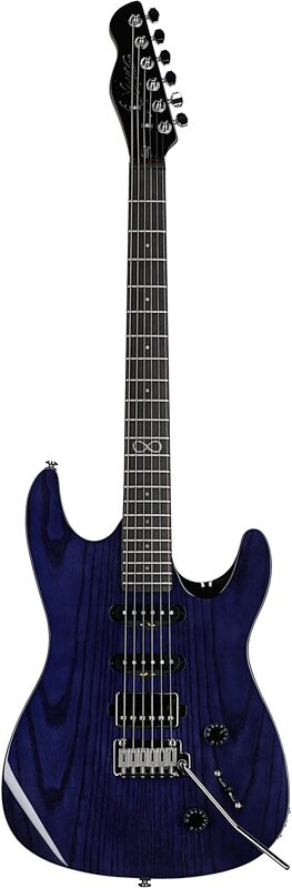 Chapman ML1 X Electric Guitar, Deep Blue Gloss, Full Straight Front
