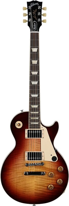Gibson Les Paul Standard '50s AAA Top Electric Guitar (with Case), Bourbon Burst, Full Straight Front