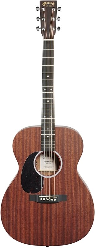 Martin 000-10E Road Series Acoustic-Electric Guitar, Left-Handed (with Gig Bag), New, Full Straight Front