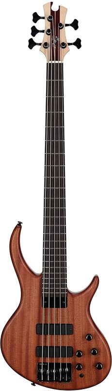 Tobias Killer B V Electric Bass, 5-String (with Gig Bag), Satin Natural, Full Straight Front