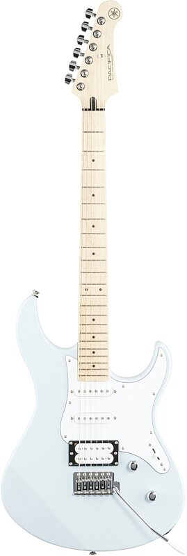 Yamaha PAC112VM Pacifica Electric Guitar, Ice Blue, Full Straight Front