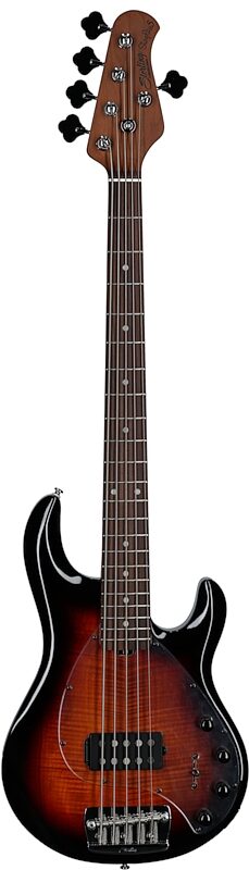 Sterling by Music Man StingRay RAY35SM Electric Bass, 3-Tone Sunburst, Full Straight Front