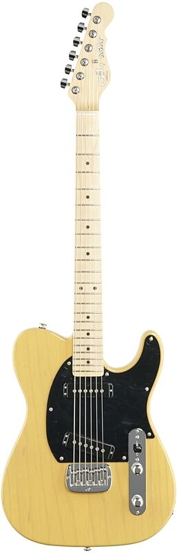 G&L Fullerton Deluxe ASAT Special Electric Guitar (with Gig Bag), Butterscotch, Full Straight Front