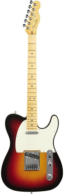 Fender American Ultra Telecaster Electric Guitar, Maple Fingerboard (with Case), Ultraburst, Full Straight Front