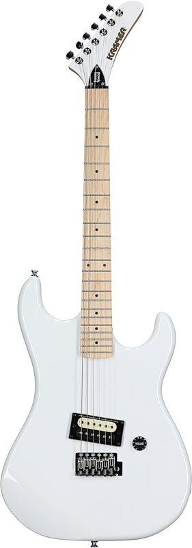 Kramer Baretta Special Electric Guitar, White, Full Straight Front