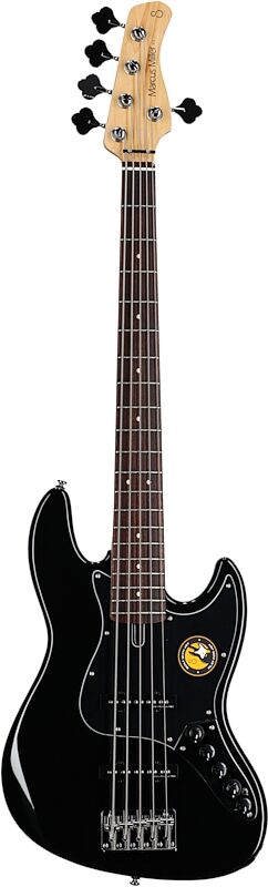 Sire Marcus Miller V3 Electric Bass, 5-String, Black, Full Straight Front