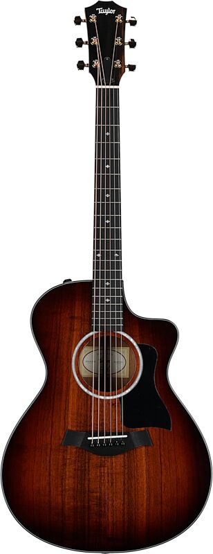 Taylor 222ce Koa Deluxe Grand Concert Acoustic-Electric Guitar, New, Full Straight Front