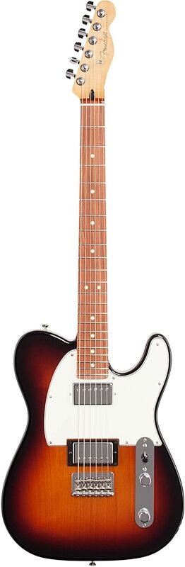 Fender Player Telecaster HH Pau Ferro Electric Guitar, 3-Color Sunburst, Full Straight Front