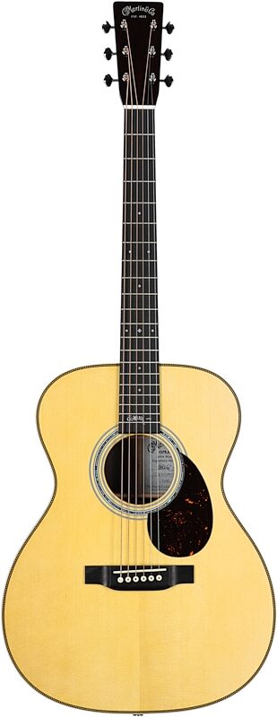 Martin OM-JM John Mayer Special Edition Acoustic-Electric Guitar (with Case), New, Full Straight Front