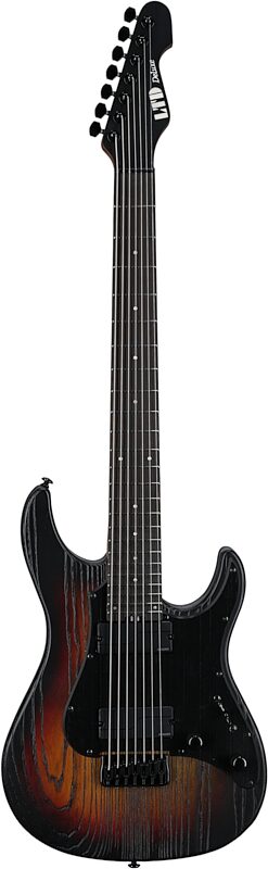 ESP LTD SN-1007 Baritone Electric Guitar, Fireblast, Full Straight Front
