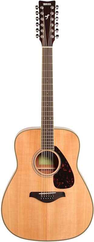 Yamaha FG82012 Folk Acoustic Guitar, 12-String, New, Full Straight Front