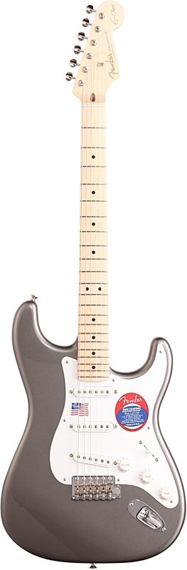 Fender Eric Clapton Artist Series Stratocaster (Maple with Case), Pewter, Full Straight Front