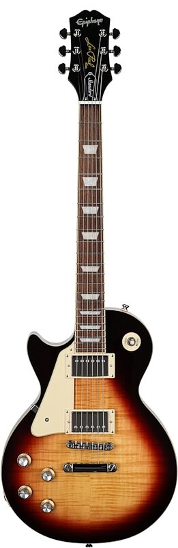Epiphone Les Paul Standard 60s Electric Guitar, Left-Handed, Bourbon Burst, Full Straight Front