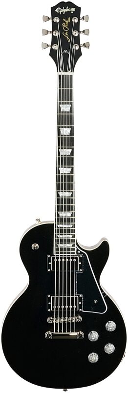 Epiphone Les Paul Modern Electric Guitar, Graphite Black, Full Straight Front