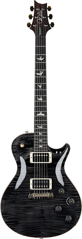 PRS Paul Reed Smith Tremonti Stoptail 10-Top Electric Guitar (with Case), Gray Black, Full Straight Front