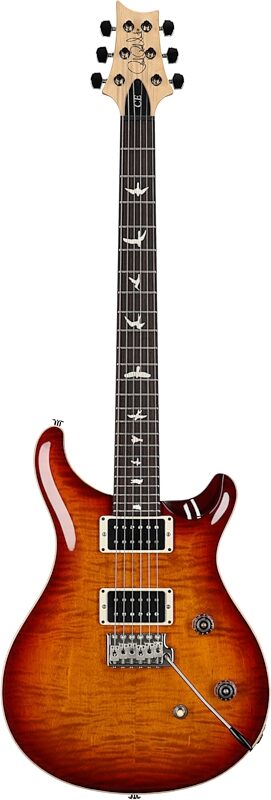 PRS Paul Reed Smith CE24 Electric Guitar (with Gig Bag), Dark Cherry Sunburst, Full Straight Front