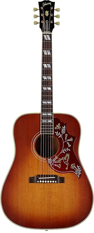 Gibson Custom Shop 1960 Hummingbird Fixed Bridge VOS Acoustic Guitar (with Case), Heritage Cherry Sunburst, Full Straight Front