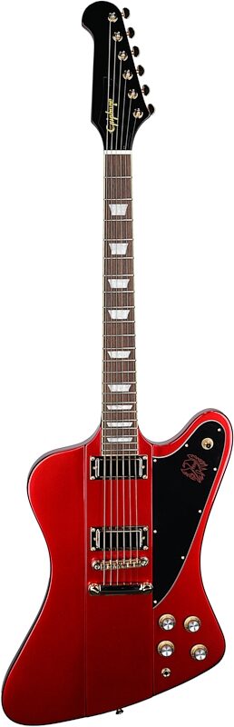 Epiphone Exclusive Firebird Electric Guitar, Ruby Red, Full Straight Front
