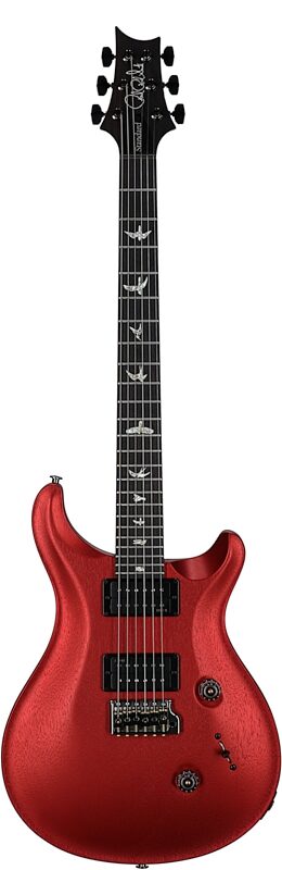 PRS Paul Reed Smith Satin Standard 24 Electric Guitar (with Case), Red Apple Metallic, Full Straight Front