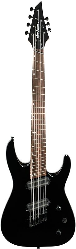 Jackson X Series Dinky DKAF7 MS Electric Guitar, 7-String, Black, Full Straight Front