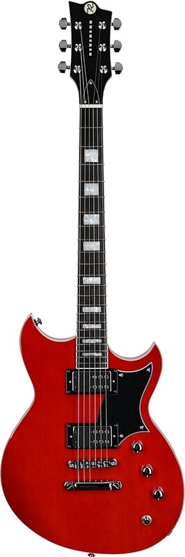 Reverend Sensei RA Electric Guitar, Transparent Cherry, Full Straight Front