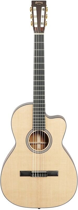 Martin 000C12-16E Nylon Acoustic-Electric Classical Guitar (with Soft Shell Case), New, Full Straight Front