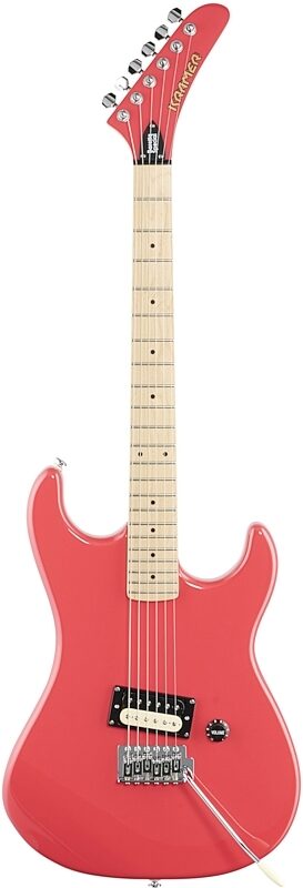 Kramer Baretta Special Electric Guitar, with Maple Fingerboard, Ruby Red, Full Straight Front