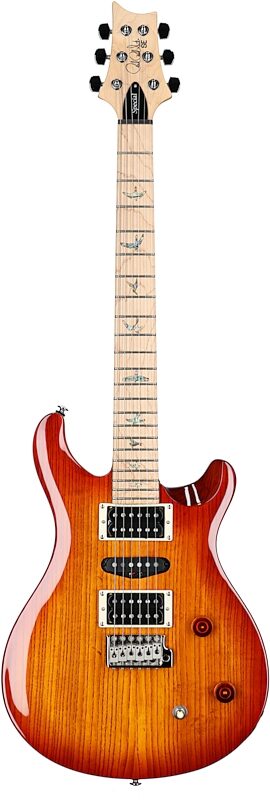PRS Paul Reed Smith SE Swamp Ash Special Electric Guitar (with Gig Bag), Vintage Sunburst, Full Straight Front