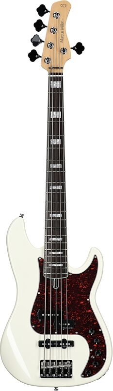 Sire Marcus Miller P7 Electric Bass, 5-String, Antique White, Full Straight Front