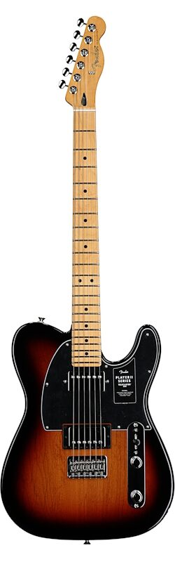 Fender Player II Telecaster HH Electric Guitar, with Maple Fingerboard, 3-Color Sunburst, Full Straight Front