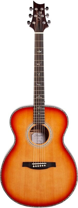 PRS Paul Reed Smith SE Tonare T50E Acoustic-Electric Guitar (with Case), Vintage Sunburst, Full Straight Front