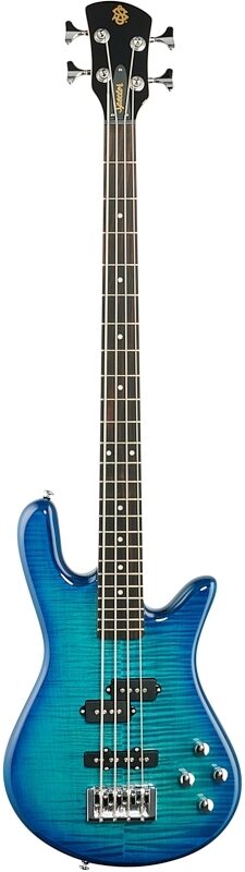 Spector Legend 4 Standard Bass, Blue Stain, Full Straight Front