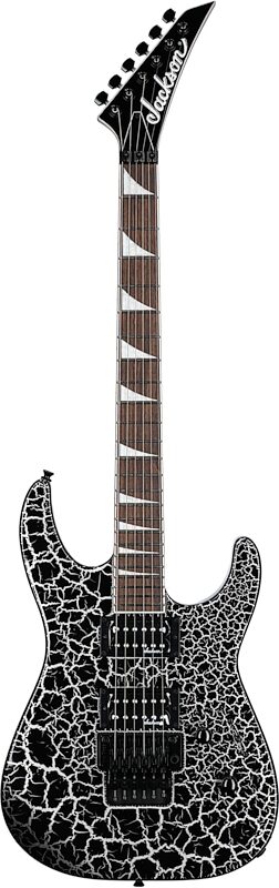 Jackson X Series Soloist SLX DX Crackle Electric Guitar, Silver Mercury Crackle, Full Straight Front